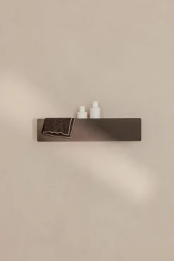 Badzubehör|Metallbude Duschablage Shea 50 - ohne Bohren Chocolate
