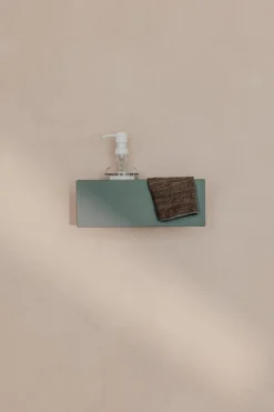 Badzubehör|Metallbude Duschablage Shea 30 - ohne Bohren Green