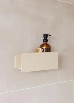 Badzubehör|Metallbude Duschablage Shea 50 - ohne Bohren Cashew