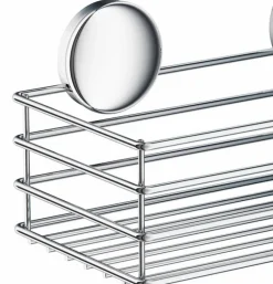 Beslagsboden Badzubehör-Duschkorb Basket Silber