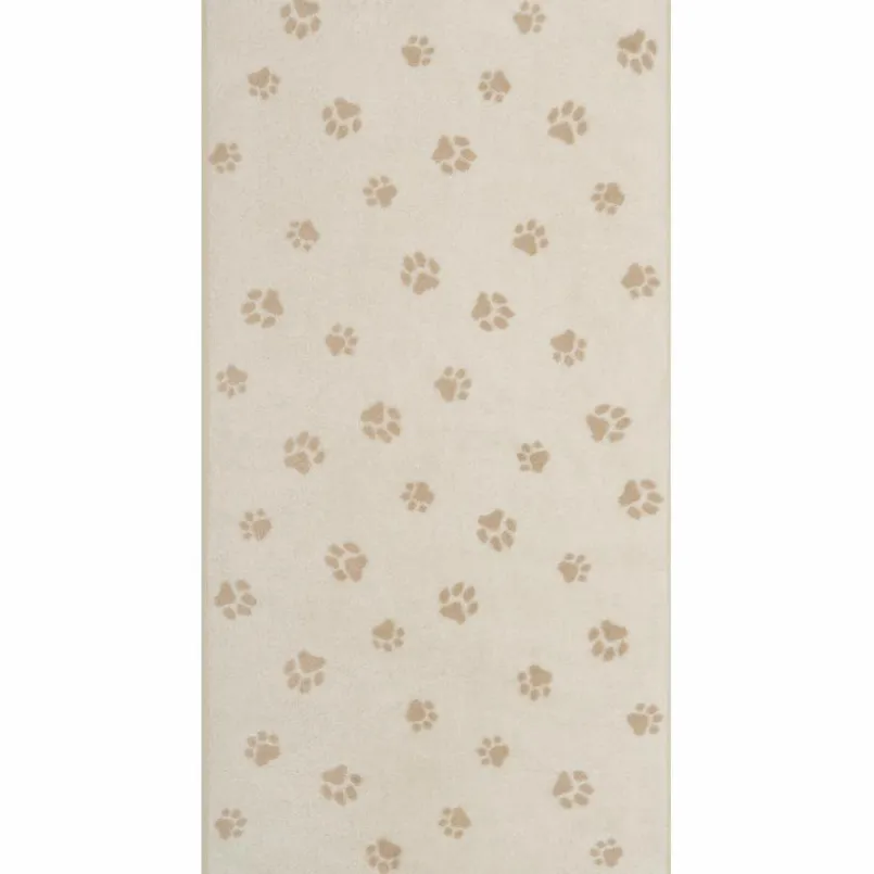 Hand- & Duschtücher|CaWö Duschtuch Paws 80 x 150 cm Natur