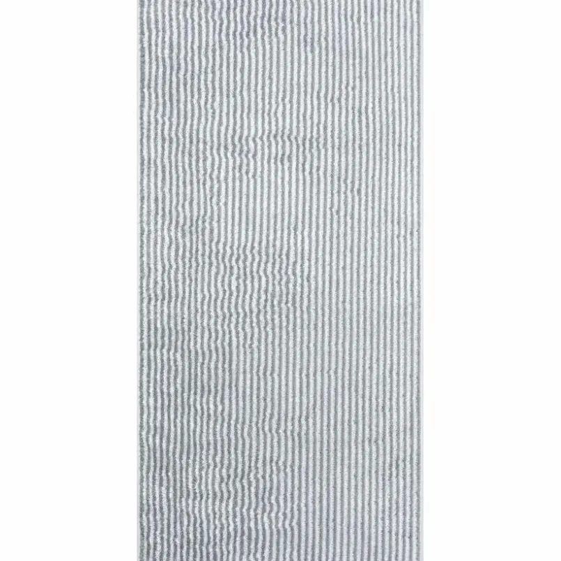 CaWö Hand- & Duschtücher-Duschtuch Two-Tone Stripe 80x150cm Platin