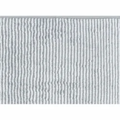 CaWö Hand- & Duschtücher-Duschtuch Two-Tone Stripe 80x150cm Platin
