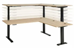 Innostyle Schreibtische-Eckschreibtisch elektrisch Memphis Eiche Artisan