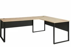 Schreibtische|Innostyle Eckschreibtisch Memphis Eiche Artisan