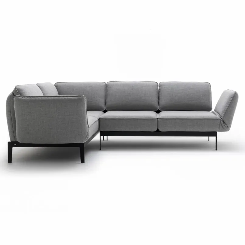 Rolf Benz Sofas & Couches-Ecksofa 386 Mera Grau
