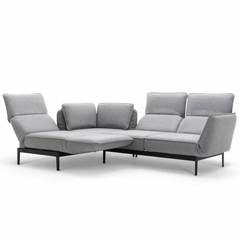 Rolf Benz Sofas & Couches-Ecksofa 386 Mera Grau