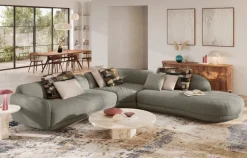 Segmüller Werkstätten Sofas & Couches-Ecksofa Miu Taupe