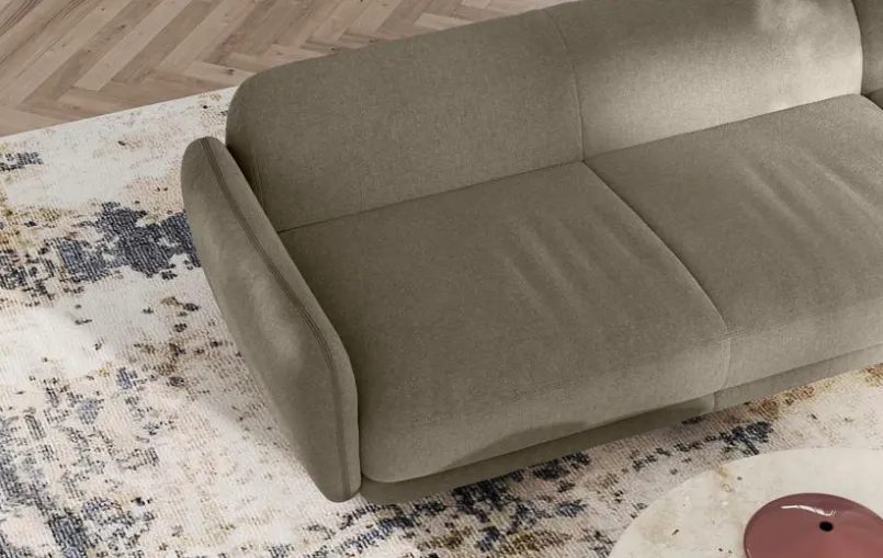 Segmüller Werkstätten Sofas & Couches-Ecksofa Miu Taupe