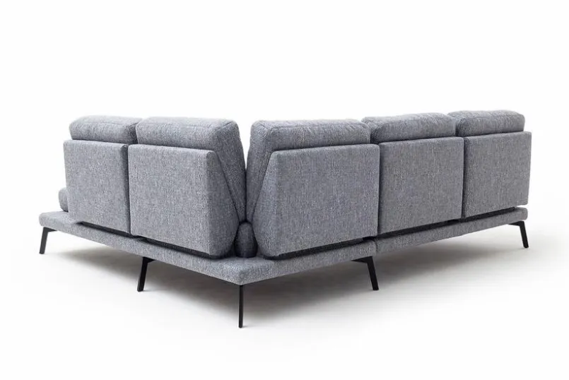 Sormani Sofas & Couches-Ecksofa Alba Blue Grey