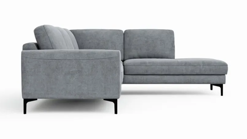 Sofas & Couches|CASEDO Ecksofa Alicante Zinkfarben