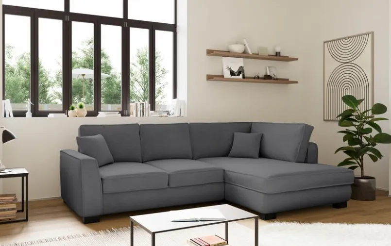 Schlafsofas|Schlafsofas| Ecksofa Balou Graphite