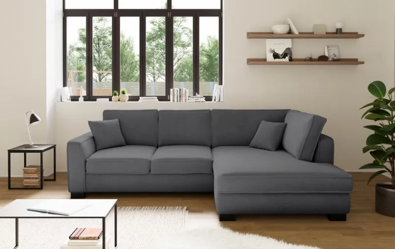 Schlafsofas|Schlafsofas| Ecksofa Balou Graphite