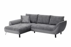 Exxpo by Gala Sofas & Couches-Ecksofa Bellini Anthracite / Light Grey