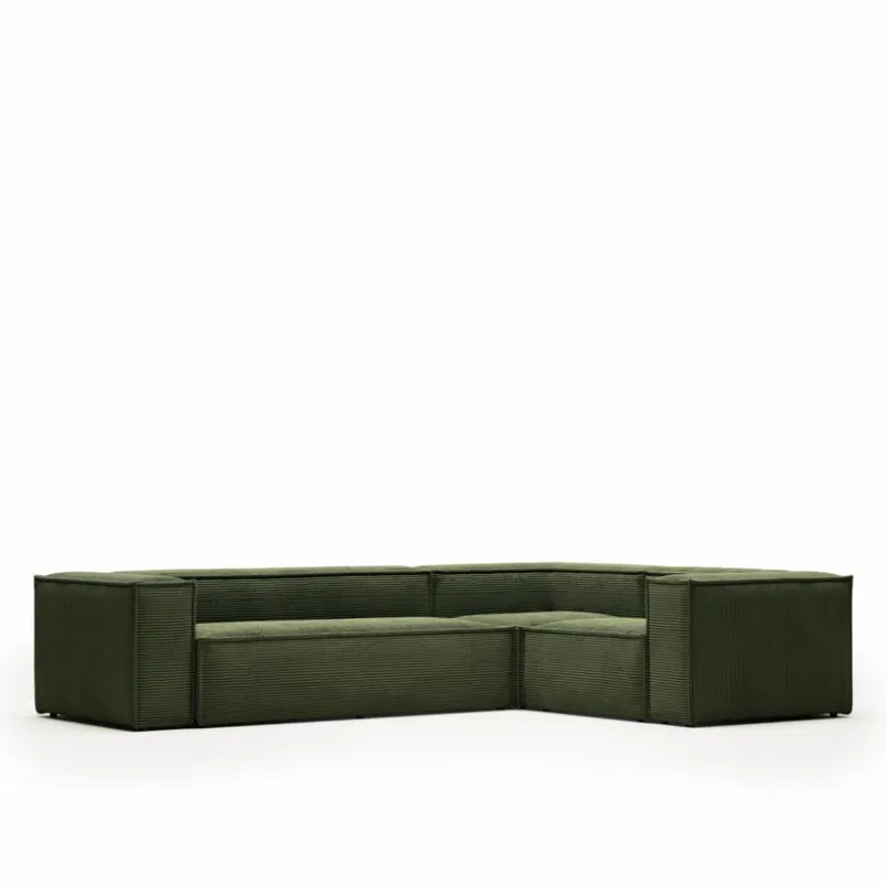 Sofas & Couches|Kave Home Ecksofa Blok Grün