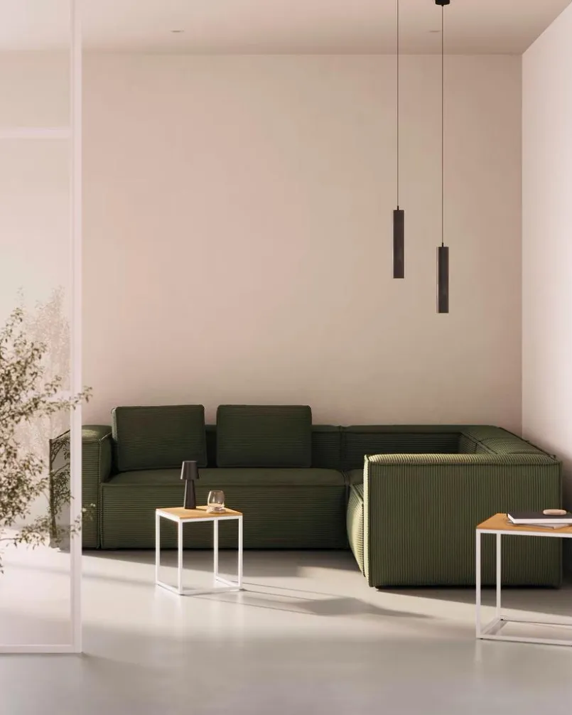 Sofas & Couches|Kave Home Ecksofa Blok Grün