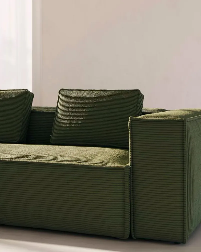 Sofas & Couches|Kave Home Ecksofa Blok Grün