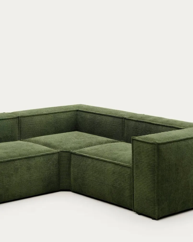 Sofas & Couches|Kave Home Ecksofa Blok Grün