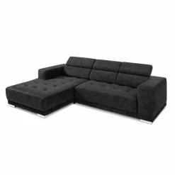 SOMETA Sofas & Couches-Ecksofa Cocoon Samt Graphit