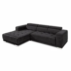 SOMETA Sofas & Couches-Ecksofa Cocoon Samt Graphit