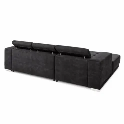 SOMETA Sofas & Couches-Ecksofa Cocoon Samt Graphit