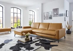 ComfortPlan Sofas & Couches-Ecksofa Detroit L Kurkuma