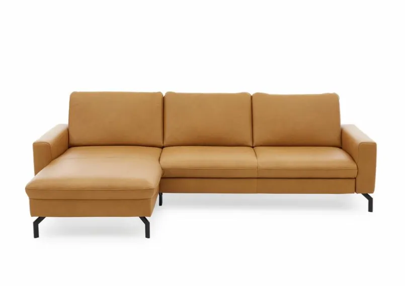 ComfortPlan Sofas & Couches-Ecksofa Detroit L Kurkuma