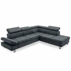 Exxpo by Gala Schlafsofas|Schlafsofas-Ecksofa Fiji Steel