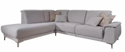 DIETSCH Sofas & Couches-Ecksofa Fortuna Platin