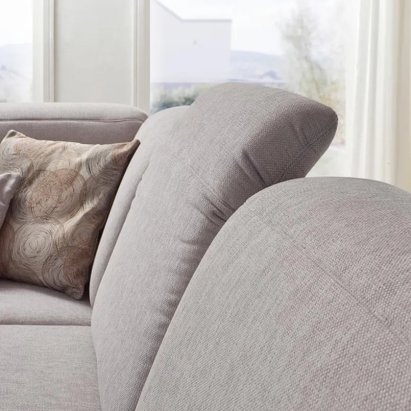 DIETSCH Sofas & Couches-Ecksofa Fortuna Platin