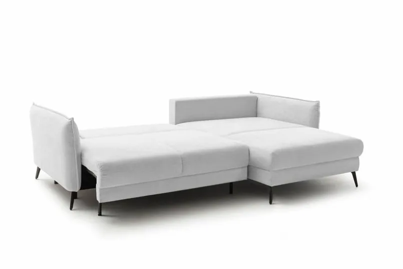 SOMETA Schlafsofas|Schlafsofas-Ecksofa Janus de Luxe Silver
