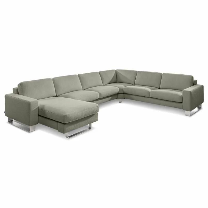 Segmüller Werkstätten Sofas & Couches-Ecksofa Lipari Grün