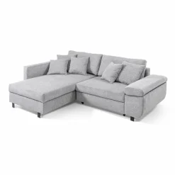 filippo Schlafsofas|Schlafsofas-Ecksofa Livorno Mittelgrau