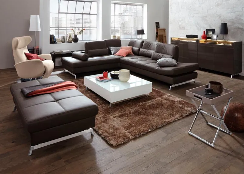 Sofas & Couches|JOOP! Ecksofa Loft (8108) Stone