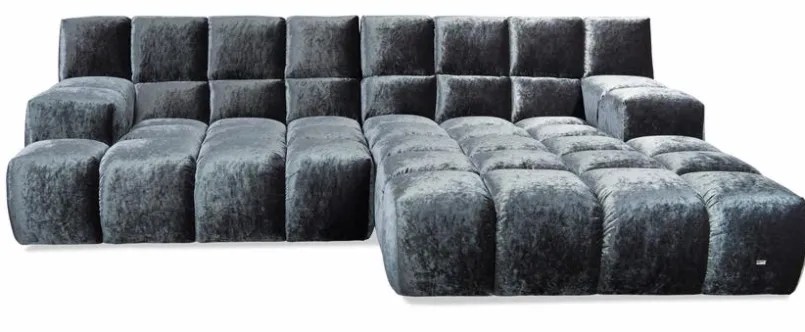 Bretz Sofas & Couches-Ecksofa Ocean 7 Anthrazit