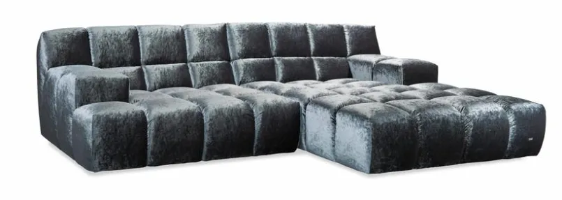 Bretz Sofas & Couches-Ecksofa Ocean 7 Anthrazit