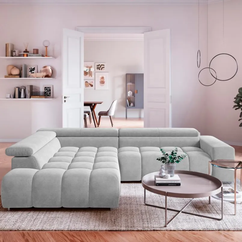 COTTA Sofas & Couches-Ecksofa Orion Light Grey