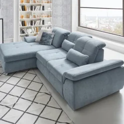 ComfortPlan Sofas & Couches-Ecksofa Plank Ice