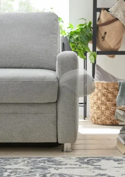 ComfortPlan Schlafsofas|Schlafsofas-Ecksofa Puzzle Silver