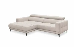 set one by Musterring Sofas & Couches-Ecksofa Rosario Silk Grey