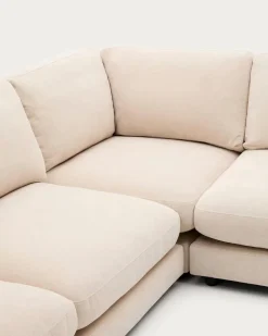 Sofas & Couches|Kave Home Ecksofa 6-Sitzer Gala Beige