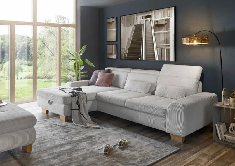 set one by Musterring Schlafsofas|Schlafsofas-Ecksofa SO 3400 Silver