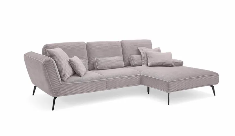 set one by Musterring Sofas & Couches-Ecksofa SO 4500 Hellgrau