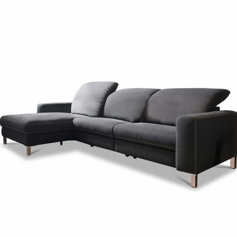 Portobello Sofas & Couches-Ecksofa Sunderland Anthrazit