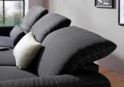 Portobello Sofas & Couches-Ecksofa Sunderland Anthrazit