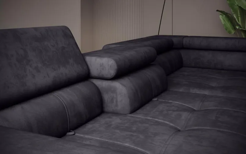 Sofas & Couches-Ecksofa Tempo New Grey