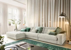 Portobello Sofas & Couches-Ecksofa Weston Light Grey