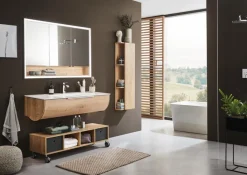 Einbau-Spiegelschrank Rounds<Puris New