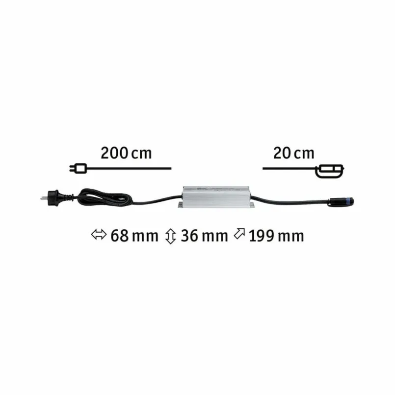 Paulmann Zubehör-Einspeisung Plug & Shine Silber