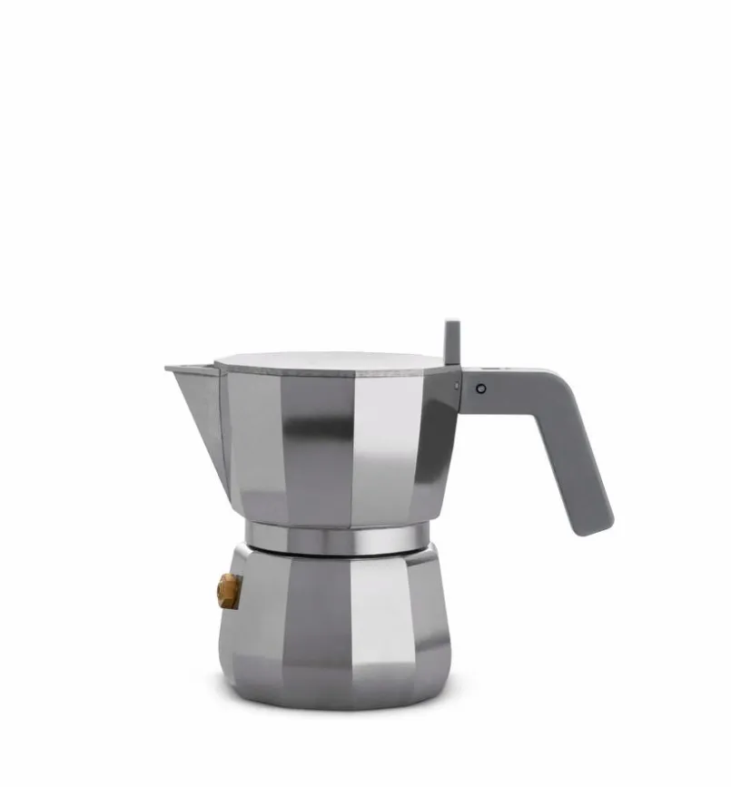 Alessi Kaffee & Tee-Espressokocher Moka 70 ml Silber